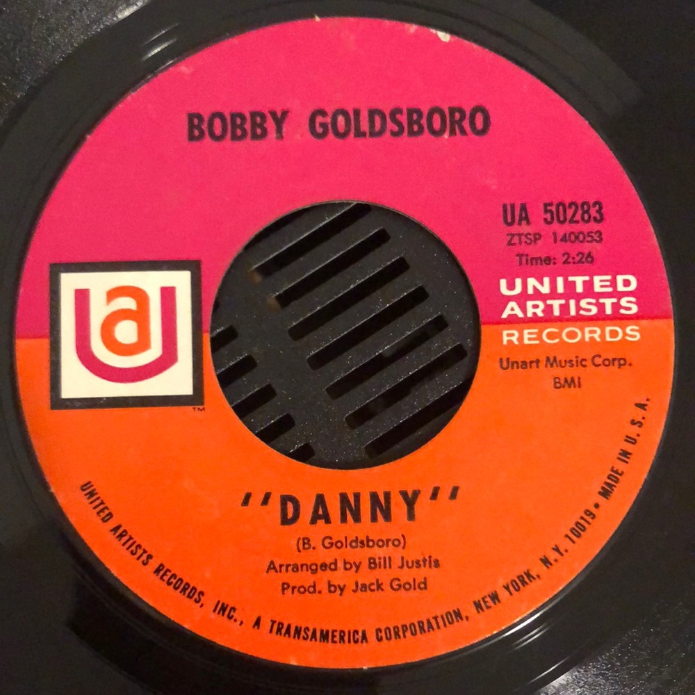 Bobby Goldsboro Honey Vinyl 45 Record '68